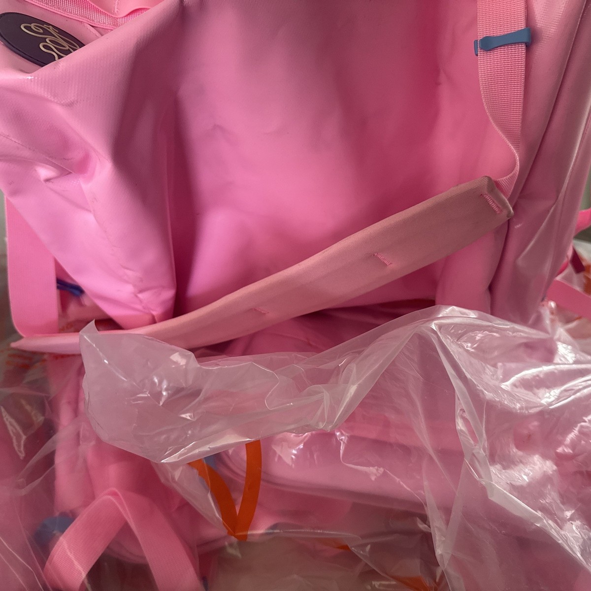 Baboon to the Moon Cotton Candy Pink Go Bag Mini With Slight 