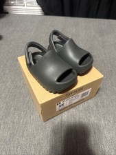 Adidas Yeezy Slide 'Dark Onyx' Infants - Size 5K - ID5106 - New w/ Box