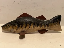 richard brennan fish decoy ice spearing barnstead new hampshire vintage