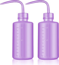 Wash Bottles - 2Pcs 250Ml Safety Watering Tools, Economy Plastic Squeeze Bottle,