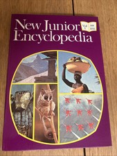 NEW JUNIOR ENCYCLOPEDIA VOLUME 1 AAR ARM. Vintage Book