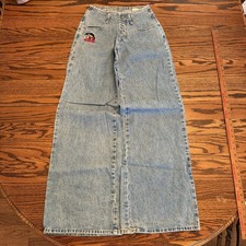 Vintage JNCO Jeans 23x32 Baby Girl Baggy Oversized Small GUC SKATE GRUNGE Sz 1