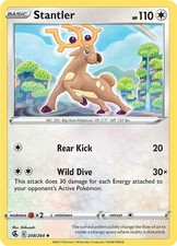 Stantler #208/264 Swsh08 Fusion Strike Uncommon Pokemon TCG NM