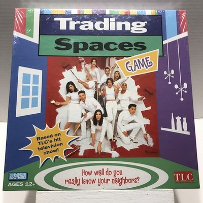 Trading Spaces Board Game TLC TV Show (Parker Brothers, 2003) NEW