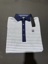 NWT MEN'S GREYSON MERRIMACK POLO, SIZE: S, COLOR: MOONSTONE/ASH/ARCTIC (M9.11)