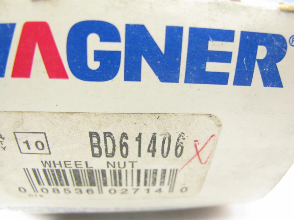(10) Tuercas de rueda Wagner BD61406 - 1988-1990 Chevy GMC DOBLE C3500 K3500 Foto 3 de 3