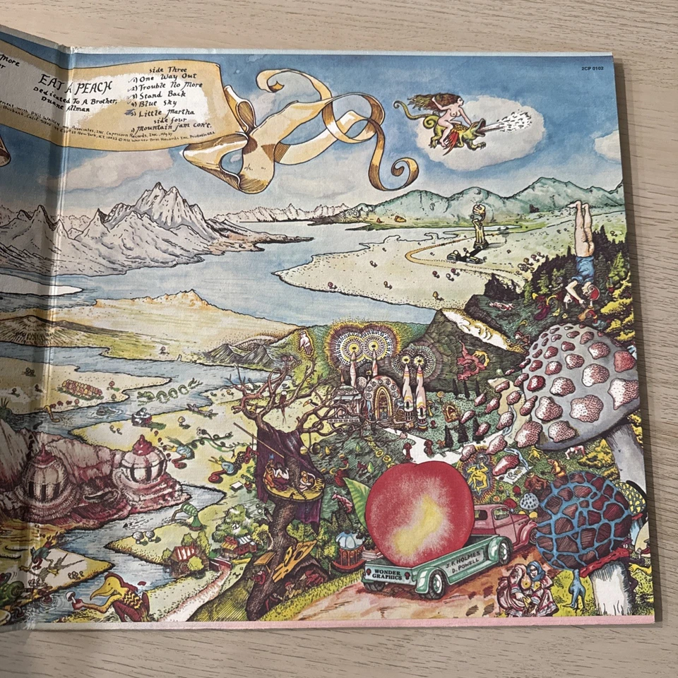 The Allman Brothers Band Eat a Peach Original 1972 Capricorn Records 2CP-0102 Foto 4 de 4