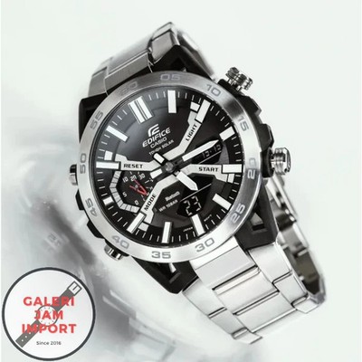 Casio Edifice ECB-2000 Stainless Steel Silver Men's Watch 46mm | eBay
