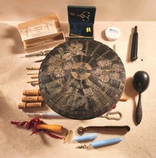 VINTAGE HUGE  LOT MISC TOOLS,  SEWING,  KNITT...