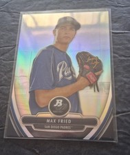 2013 Bowman Platinum #BPCP55 Max Fried Chrome Prospects Refractors