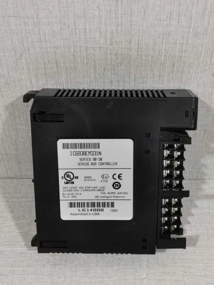 GE FANUC IC693BEM331N SERIES 90-30 GENIUS BUS CONTROLLER - Missing Front Cover - Image 3 of 4