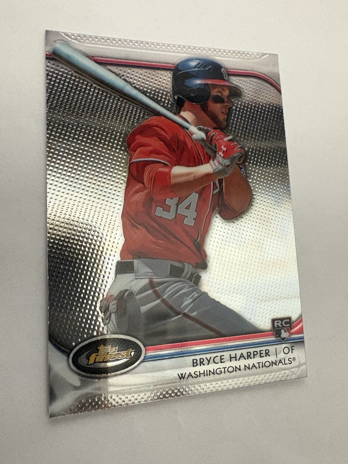 2012 Topps Finest - Bryce Harper #73 (RC) Phillies