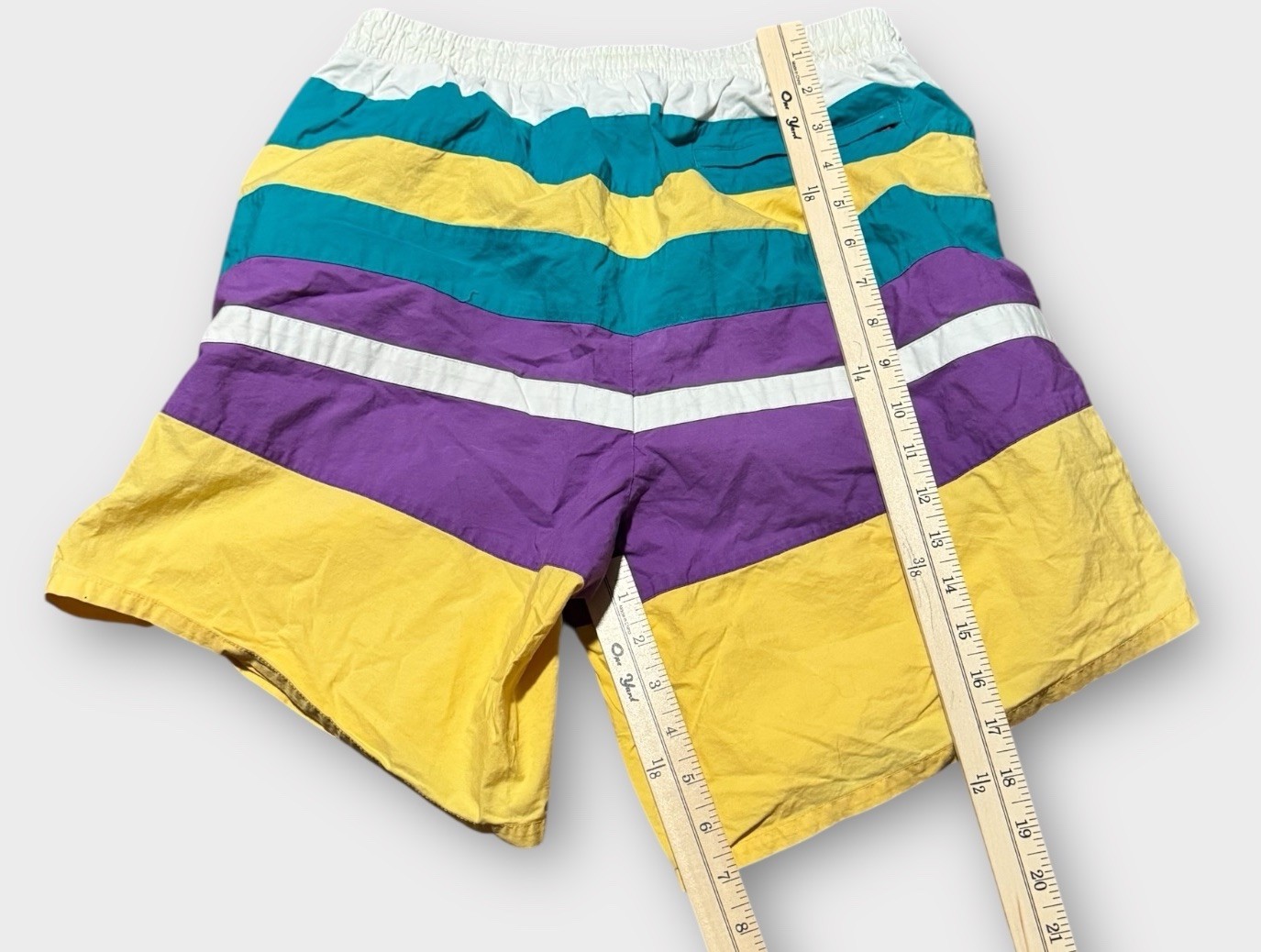 Vintage K-Mart 80-90s Oceanside Surf Swim Trunk Shorts Beach Sportswear Grunge image 2