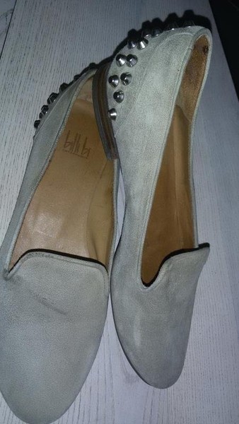 Women Billi Bi Heels Beige Suede 38 #5YXF