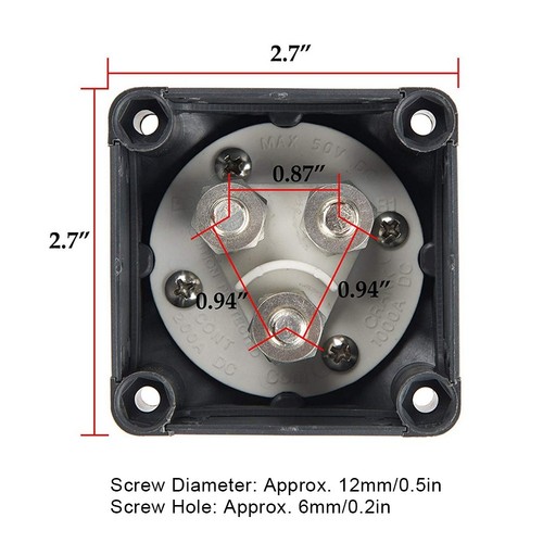 Battery Disconnect Switch Cut Off Switch Anti Leakage And Safe To Use - Picture 11 of 13