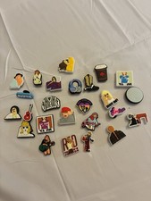 2 Sets of Taylor Swift Multicolor PVC Shoe Charms Set Graphic Music Celebrity