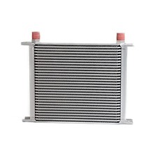Universal Aluminum Engine Transmission Oil Cooler Silver 10 Row