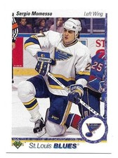 SERGIO MOMESSO 1990-91 UPPER DECK ROOKIE CARD NM-MT+ CONDITION