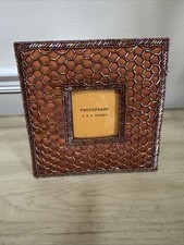 Small iridescent Beaded Picture Frame 6.5"x6.5" with 3"x3"photo opening