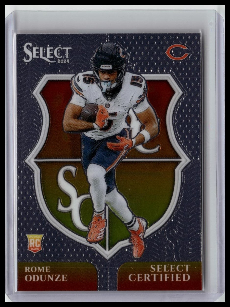 2024 Panini Select #10 Rome Odunze Select Certified Rookies
