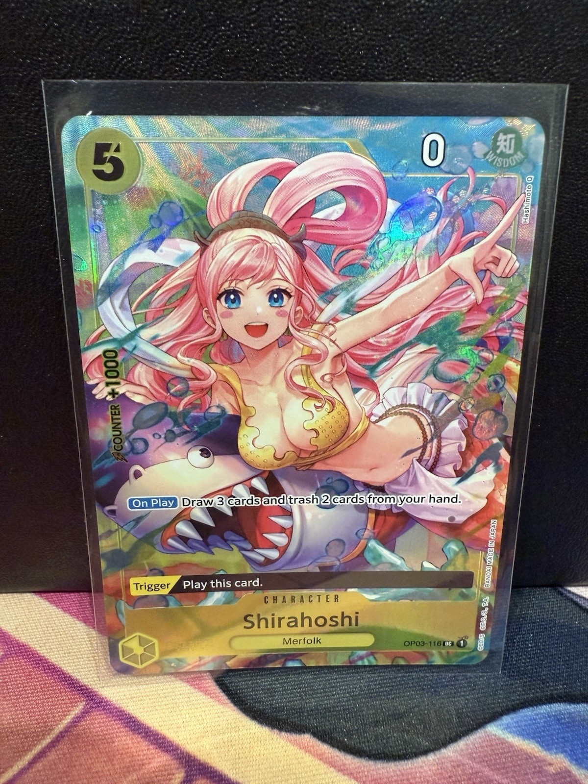 One Piece TCG Shirahoshi OP03-116 BANDAI CARD GAMES Fest. 23-24 Edition
