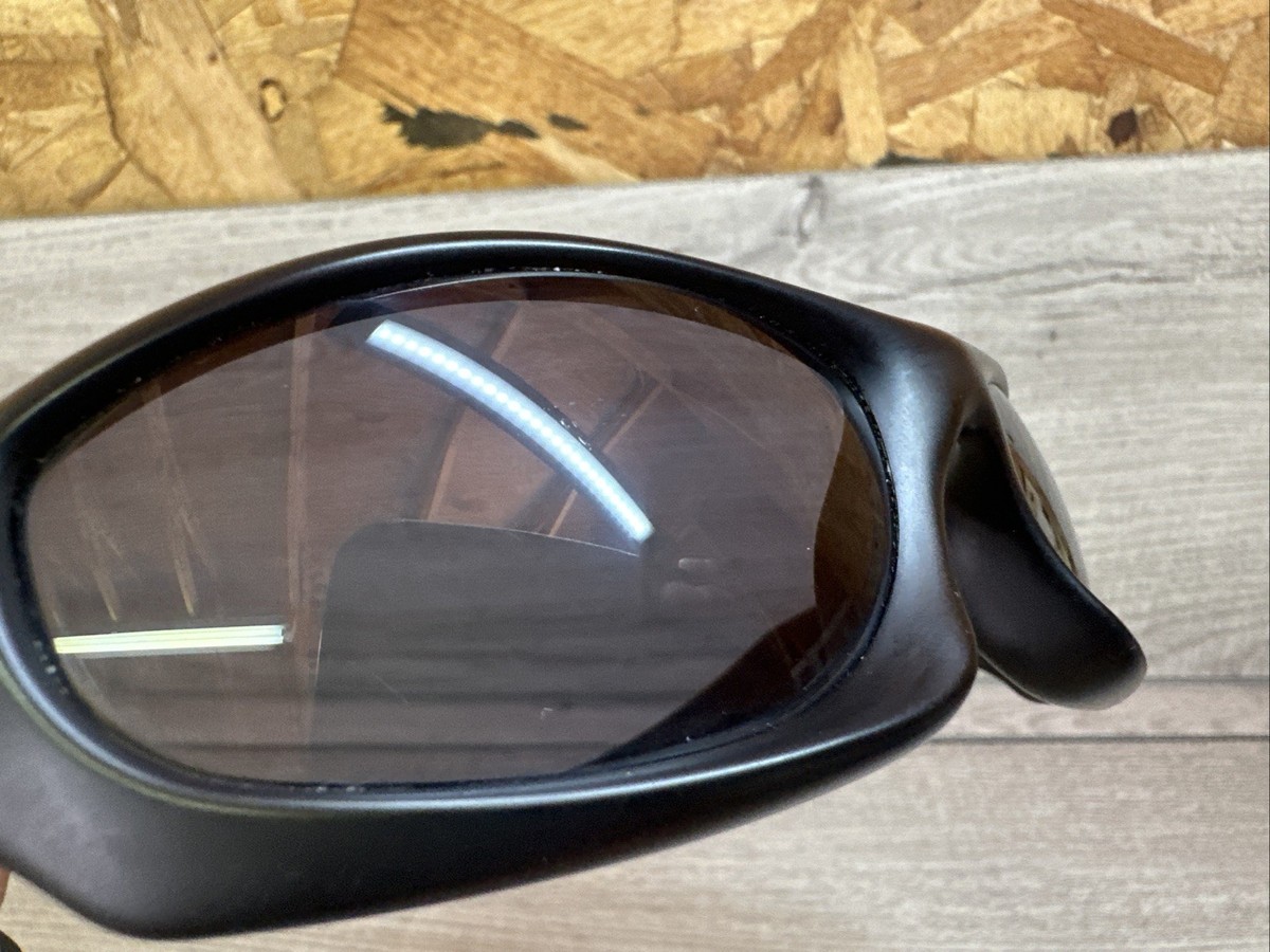 Vintage Oakley Monster Dog Sunglasses Black w/ Black Lenses
