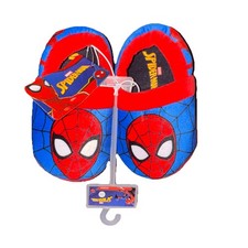 Spider-man NWT Toddler Boys Size 7/8 Plush Slippers