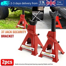 2Pcs 3 Ton Heavy Duty Axle Stands Floor Jack Lifting Capacity Stand Car Caravan