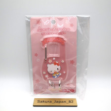 Sanrio Hello Kitty Acrylic Carabiner Keychain Double ring Pink New