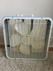 Vintage Kmart 20 inch Robin Egg Blue Box Fan K-223 3 Speed Tested — photo 1