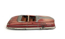 Vintage Marx Tin Litho Windup Mechanical Red Roadster Convertible - Needs Work