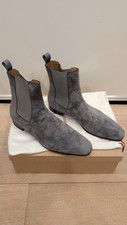 Brand New Christian Louboutin Roadie Flat Veau Velours - Color: Shadow, Size 44