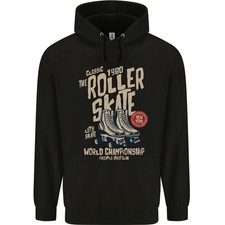 Roller Skate Retro Skating Boots Childrens Kids Hoodie