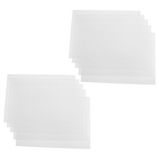 10pcs Matte PVC Craft Plastic Sheets for Picture Frames, Rigid Frosted Thin