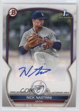 2023 Bowman Paper Prospect Auto Nick Nastrini #PPA-NN Auto 0l44