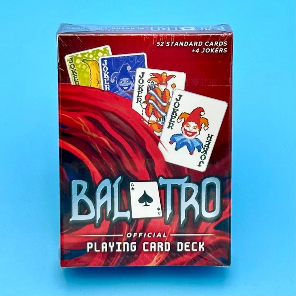 Balatro Official Playing Card Deck 52 Standard + 4 Jokers Blackjack Poker Casino - Image 2 of 3