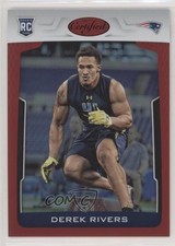 2017 Certified Rookies Mirror Red /99 Derek Rivers #196 0q1p