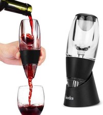 Hotder Wein Belüfter, Acryl Rotwein Dekanter Ausgießer mit Basis Geschenkset für...