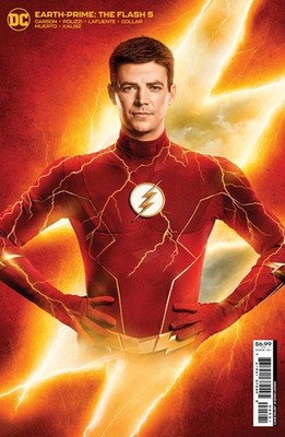EARTH-PRIME #5 VARIANT THE FLASH CVR B PHOTO CARD STOCK VARIANT DC COMICS
