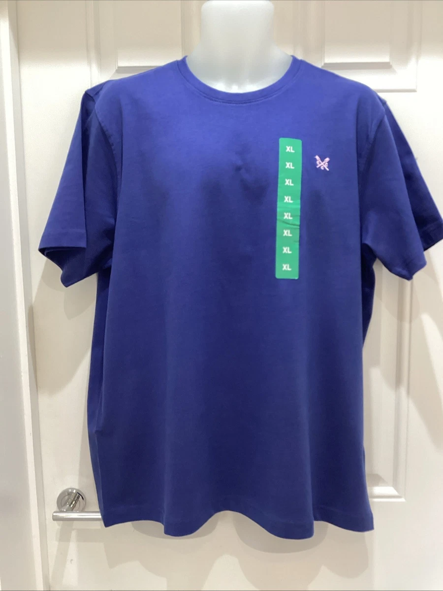 T-shirt bleu-gris manches courtes pour hommes