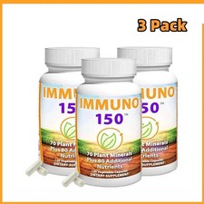3 Pack Immuno 150, Immune Support Supplement, Packed with 70 Plant Minerals
