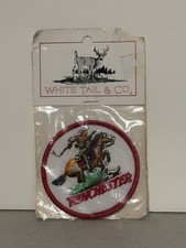 New WINCHESTER Horse Rider Embroider Iron On Patch - A