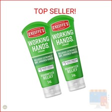 O'Keeffe's Working Hands Hand Cream for Extreme Dryness - 3 oz Tube 2 Pack - R