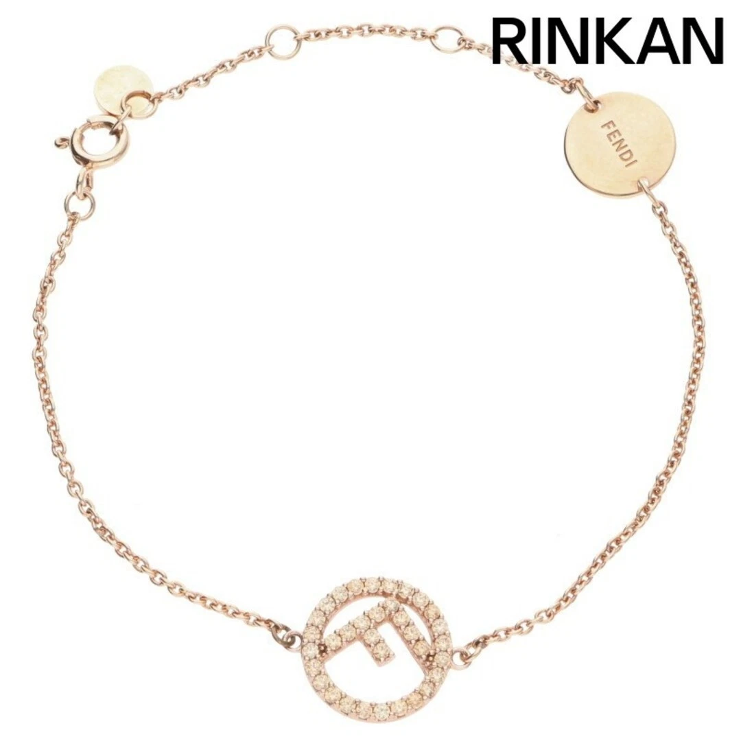 Bracciale donna Fendi 8AK7126DMF089U strass logo Fis usato084adba9c