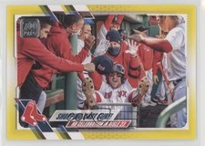 2021 Topps Walgreens Yellow Michael Chavis Checklist #436 ut4