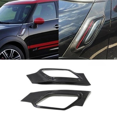 Carbon Fiber Side Fender Turn Signal Marker Lamp Cover for Mini Cooper R60 R61