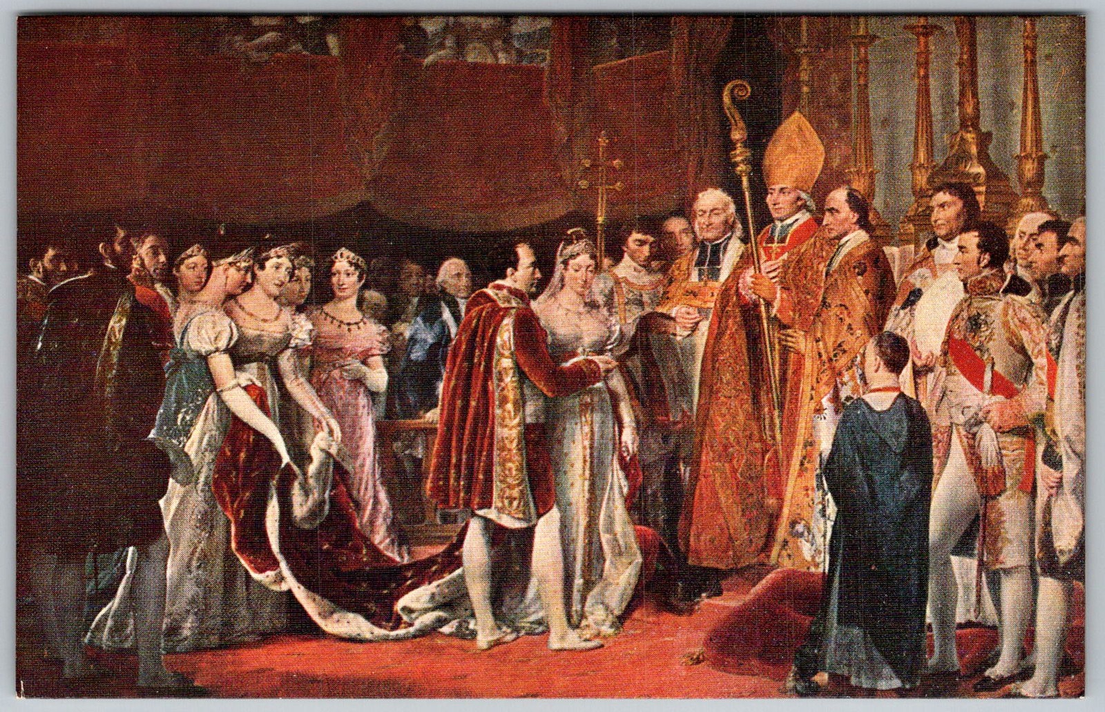 Antique Postcard Coronation Of Napoleon Trianon, Fr 1910s
