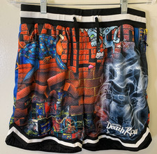 SHOE PALACE Death Row Records Hombres Pantalones Cortos Atléticos Malla Snoop Dogg Talla M