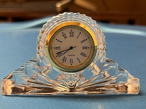 Vintage/Collectible, Godinger "Crystal Legends", Table Clock