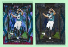 Cam Little 2024 Select  Concourse base - Red & Black Shock Prizm RC's  (2) cards